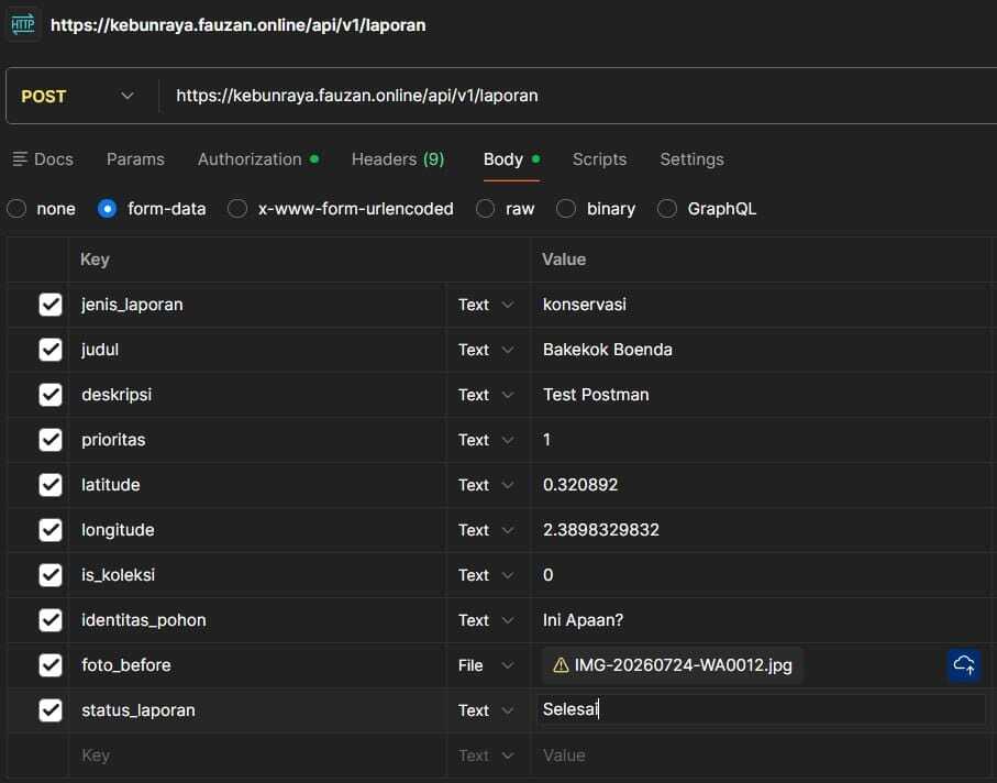 RESTful API Integration & Network Payload Testing via Postman